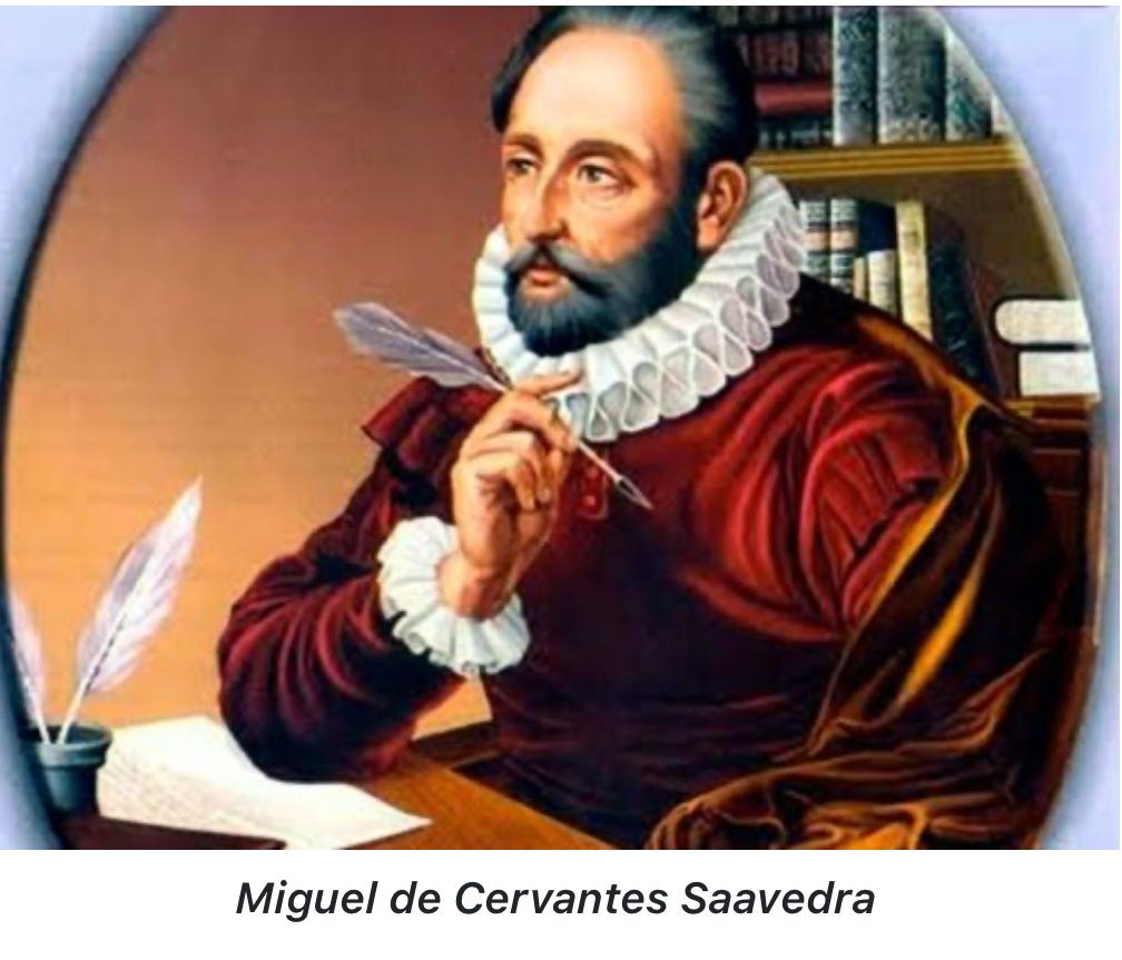 Retrato de Miguel de Cervantes Saavedra, natalicio de Cervantes